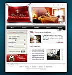 webdesign : exotic, cozy, reservation 